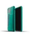 Etui Mujjo Full Leather Wallet Case Apple iPhone 11 (zielone)