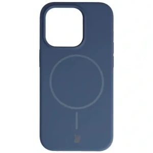 Silikonowe etui z pierścieniem magnetycznym Bizon Soft Case Magnetic do Apple iPhone 14 Pro granatowe