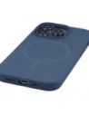 Silikonowe etui z pierścieniem magnetycznym Bizon Soft Case Magnetic do Apple iPhone 14 Pro granatowe