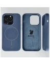 Silikonowe etui z pierścieniem magnetycznym Bizon Soft Case Magnetic do Apple iPhone 14 Pro granatowe
