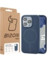 Silikonowe etui z pierścieniem magnetycznym Bizon Soft Case Magnetic do Apple iPhone 14 Pro granatowe