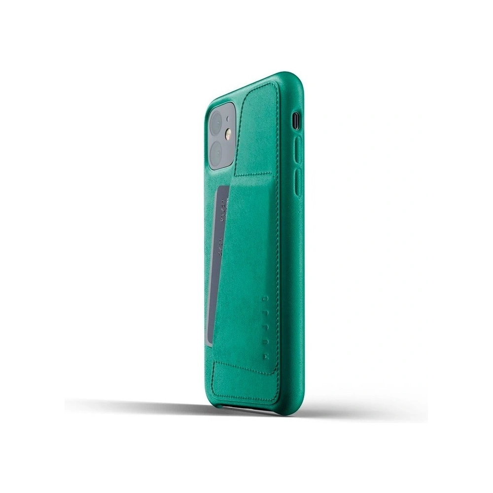 Hurtownia GSM - Etui Mujjo Full Leather Wallet Case Apple iPhone 11 (zielone) - MUJ015GRN - {ean13} - Hurt