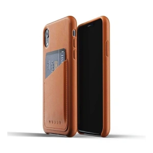 Mujjo Full Leather Wallet Apple iPhone XR (brown)