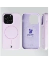 Silikonowe etui z pierścieniem magnetycznym Bizon Soft Case Magnetic do Apple iPhone 14 Pro jasnofioletowe