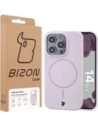 Silikonowe etui z pierścieniem magnetycznym Bizon Soft Case Magnetic do Apple iPhone 14 Pro jasnofioletowe