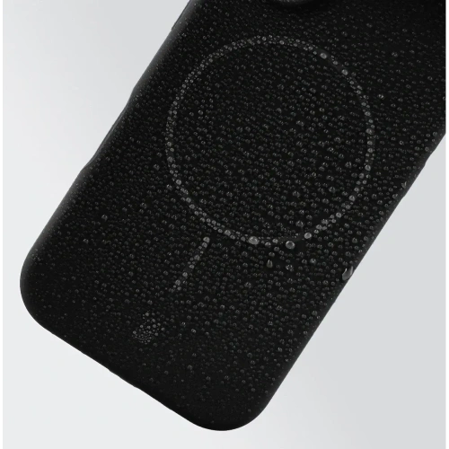 Silikonowe etui z pierścieniem magnetycznym Bizon Soft Case Magnetic do Apple iPhone 15 Plus czarne