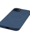 Silikonowe etui z pierścieniem magnetycznym Bizon Soft Case Magnetic do Apple iPhone 15 Plus granatowe