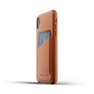 Mujjo Full Leather Wallet Apple iPhone XR (brown)