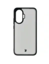 Etui Bizon Case Angelo do Xiaomi POCO F7 przydymione z czarną ramką