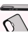 Etui Bizon Case Angelo do Xiaomi POCO F7 przydymione z czarną ramką