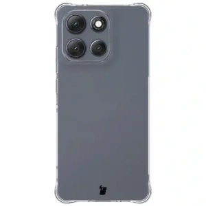 Elastyczne etui + 2x folia na ekran Bizon Case Clear Pack do Motorola Moto G86 Power 5G