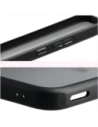 Etui Bizon Case Angelo do Xiaomi POCO F7 przydymione z czarną ramką