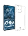 Elastyczne etui + 2x folia na ekran Bizon Case Clear Pack do Motorola Moto G86 Power 5G