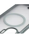 Etui z pierścieniem magnetycznym Bizon Case MatteO do Xiaomi POCO F7 przydymione-szare