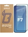 Szkło hartowane Bizon Glass Edge 2 do Xiaomi POCO F7 czarna ramka