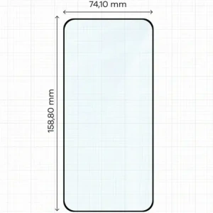 Szkło hartowane Bizon Glass Edge 2 do Xiaomi POCO F7 czarna ramka