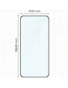 Szkło hartowane Bizon Glass Edge 2 do Xiaomi POCO F7 czarna ramka