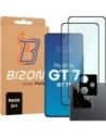 2x szkło na ekran + 1x szkło na aparat Bizon Edge 2 Pack do Realme GT 7 / 7T
