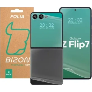 Folia hydrożelowa na tył i przód Bizon Glass Hydrogel Set do Samsung Galaxy Z Flip7