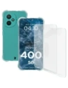Elastyczne etui + 2x folia na ekran Bizon Case Clear Pack do Honor 400