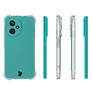 Elastyczne etui + 2x folia na ekran Bizon Case Clear Pack do Honor 400