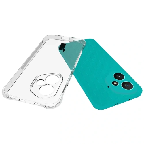 Elastyczne etui + 2x folia na ekran Bizon Case Clear Pack do Honor 400