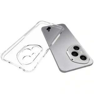Elastyczne etui + 2x folia na ekran Bizon Case Clear Pack do Honor 400 Pro