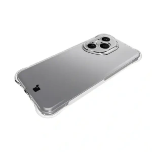 Elastyczne etui + 2x folia na ekran Bizon Case Clear Pack do Honor 400 Pro
