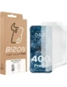Elastyczne etui + 2x folia na ekran Bizon Case Clear Pack do Honor 400 Pro
