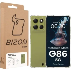 Elastyczne etui Bizon Case Salpa do Motorola Moto G86 5G przezroczyste