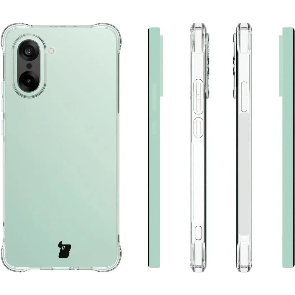Elastyczne etui Bizon Case Salpa do OnePlus Nord CE5 5G przezroczyste