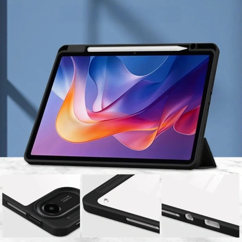 Etui z klapką Bizon Case Tab Clear Matt do Xiaomi Redmi Pad 2 czarne