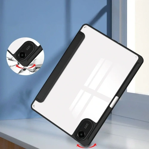 Etui z klapką Bizon Case Tab Clear Matt do Xiaomi Redmi Pad 2 czarne