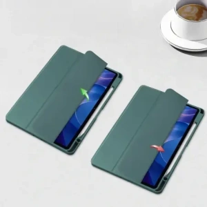Etui z klapką Bizon Case Tab Clear Matt do Xiaomi Redmi Pad 2 ciemnozielone