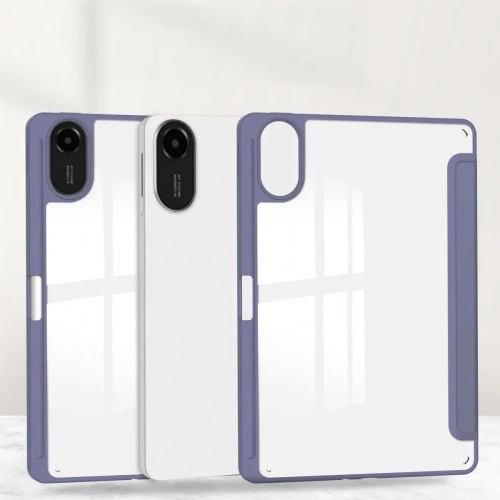 Etui z klapką Bizon Case Tab Clear Matt do Xiaomi Redmi Pad 2 lawendowe