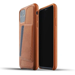 Mujjo Full Leather Wallet Case Apple iPhone 11 (brown)