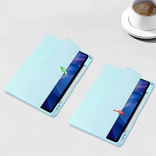 Etui z klapką Bizon Case Tab Clear Matt do Xiaomi Redmi Pad 2 błękitne