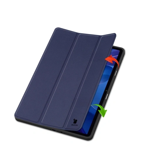 Etui z klapką Bizon Case Tab Lizard do Xiaomi Redmi Pad 2 granatowe