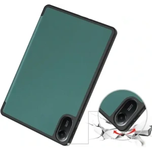 Etui z klapką Bizon Case Tab Lizard do Xiaomi Redmi Pad 2 ciemnozielone