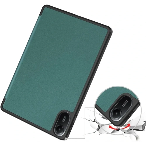 Etui z klapką Bizon Case Tab Lizard do Xiaomi Redmi Pad 2 ciemnozielone