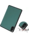 Etui z klapką Bizon Case Tab Lizard do Xiaomi Redmi Pad 2 ciemnozielone