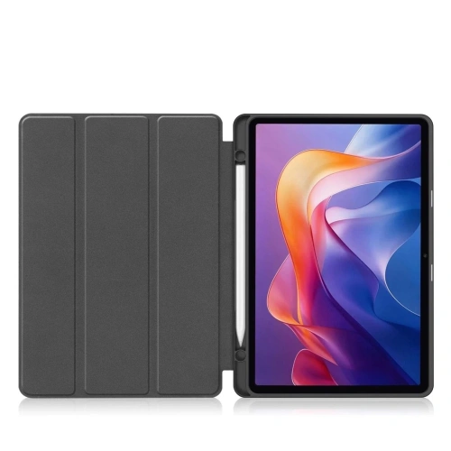 Etui z klapką Bizon Case Tab Lizard do Xiaomi Redmi Pad 2 ciemnozielone