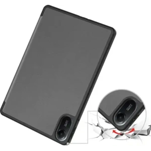Etui z klapką Bizon Case Tab Lizard do Xiaomi Redmi Pad 2 szare