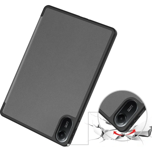 Etui z klapką Bizon Case Tab Lizard do Xiaomi Redmi Pad 2 szare