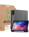 Etui z klapką Bizon Case Tab Lizard do Xiaomi Redmi Pad 2 szare