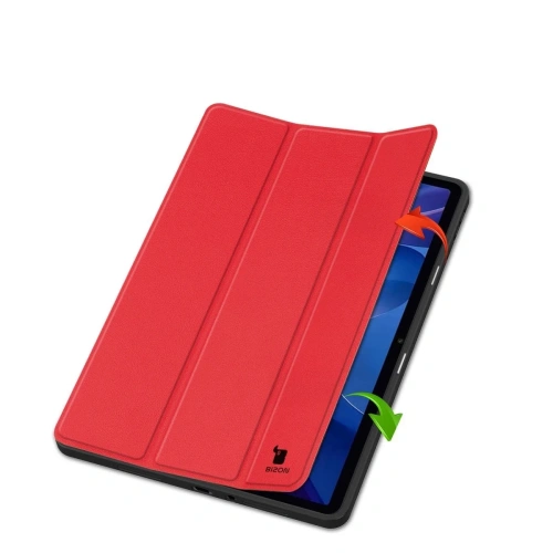 Etui z klapką Bizon Case Tab Lizard do Xiaomi Redmi Pad 2 czerwone