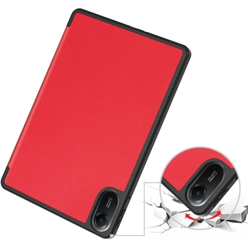 Etui z klapką Bizon Case Tab Lizard do Xiaomi Redmi Pad 2 czerwone