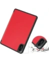 Etui z klapką Bizon Case Tab Lizard do Xiaomi Redmi Pad 2 czerwone