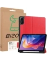 Etui z klapką Bizon Case Tab Lizard do Xiaomi Redmi Pad 2 czerwone