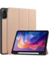 Etui z klapką Bizon Case Tab Lizard do Xiaomi Redmi Pad 2 różowozłote
